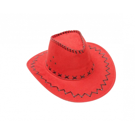 GORRO DE SHERIFF EN ROJO