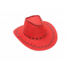 GORRO DE SHERIFF EN ROJO