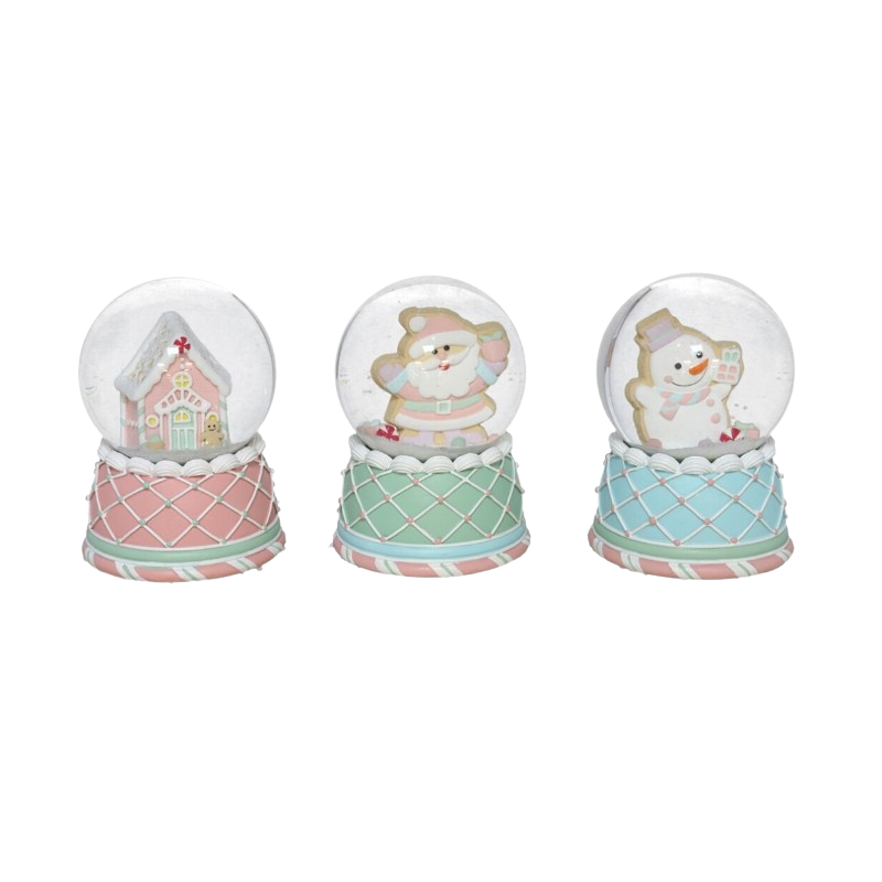 BOLA DE AGUA CON FIGURA NAVIDEÑA