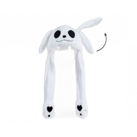 GORRO DE OREJAS MÓVILES  - FANTASMA
