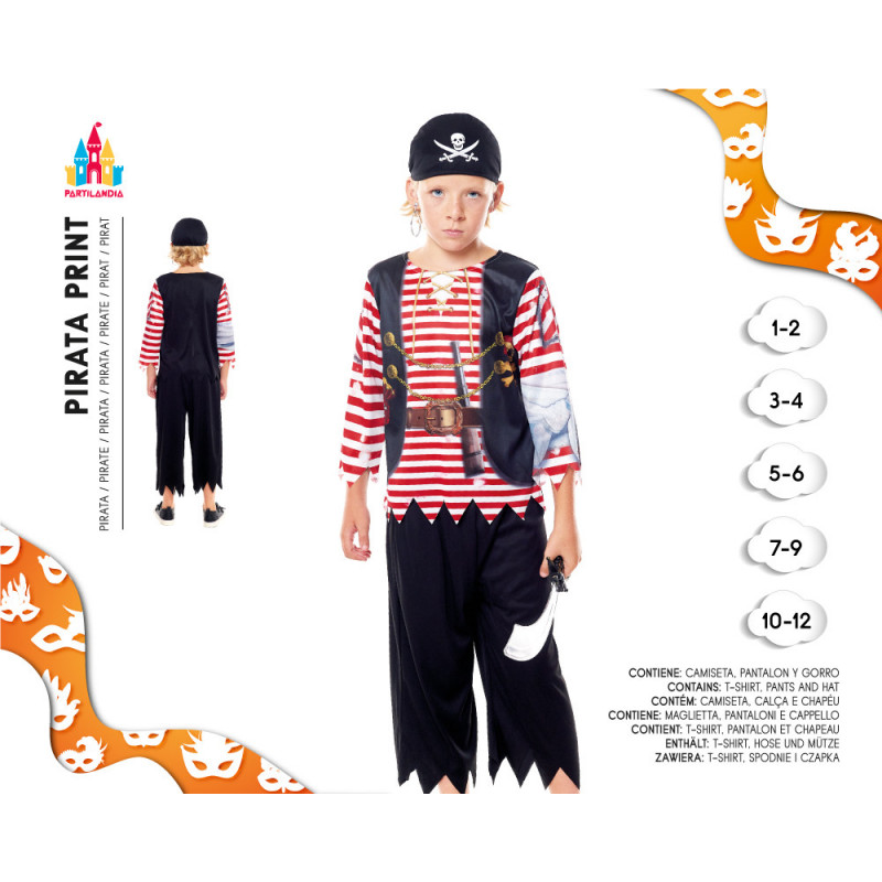 DISFRAZ PIRATA PRINT