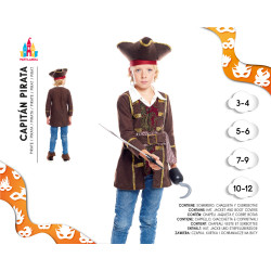 DISFRAZ CAPITÁN PIRATA