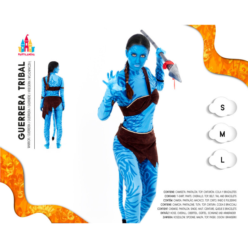 DISFRAZ GUERRERA TRIBAL