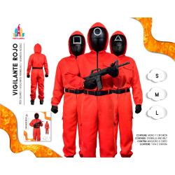 DISFRAZ VIGILANTE ROJO