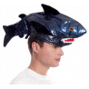 GORRO FOAM DE TIBURÓN AZUL