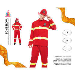 DISFRAZ DE BOMBERO