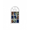 PORTAFOTOS MULTIPLE EFECTO VENTANA - BLANCO