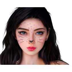 STICKER FASHION GATITO