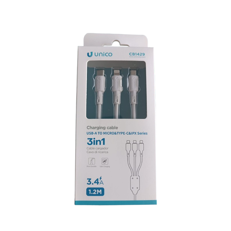 CABLE DE CARGA 3EN1 CABLE DE CARGA 3EN1