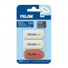 PACK DE 3 GOMAS MIGA DE PAN MILÁN OVAL
