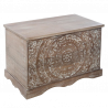 COFRE SHIREL DE MADERA TALLADA