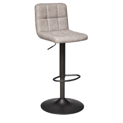 SILLA DE BAR REGULABLE/TABURETE ALTO DELEK EN BEIGE