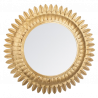 ESPEJO MAO METAL DORADO