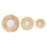 CONJUNTO DE 3 ESPEJOS RAPHIA ALBA