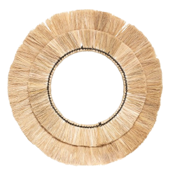 CONJUNTO DE 3 ESPEJOS RAPHIA ALBA