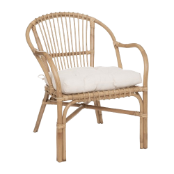 SILLÓN NETA DE RATÁN Y TELA