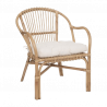 SILLÓN NETA DE RATÁN Y TELA