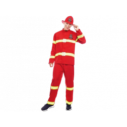 DISFRAZ DE HOMBRE BOMBERO