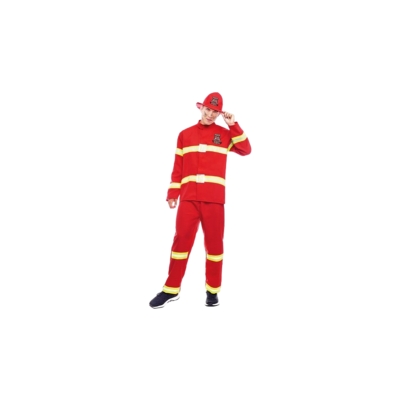 DISFRAZ DE HOMBRE BOMBERO