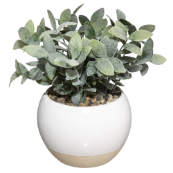 PLANTA ARTIFICIAL EN CERÁMICA BLANCA
