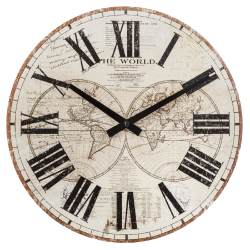 RELOJ BORIS MAPA DEL MUNDO