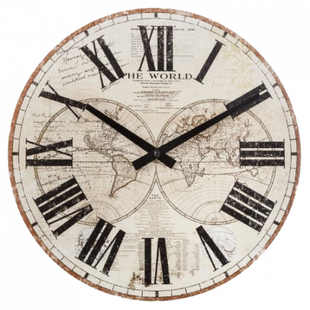 RELOJ BORIS MAPA DEL MUNDO