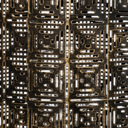 LÁMPARA MICRO LED NEGRO FORJADO