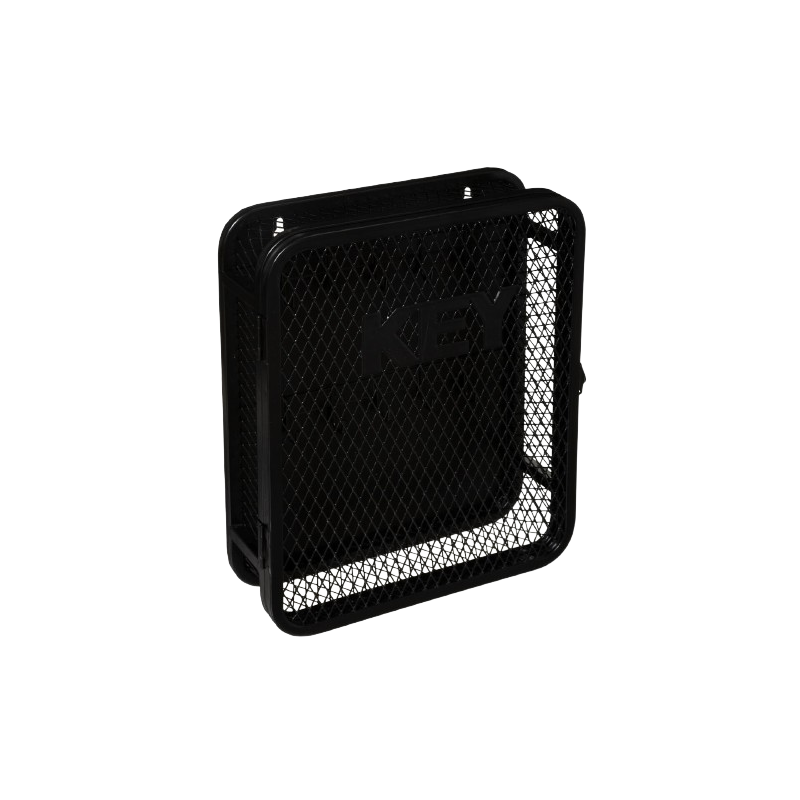 CAJA DE LLAVES VINTAGE EN METAL NEGRO