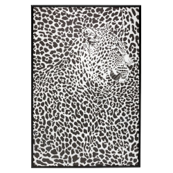 LIENZO ENMARCADO ANIMAUX, LEOPARDO