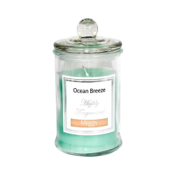 VELA EN TARRO CRISTAL PERFUME BRISA DEL OCÉANO