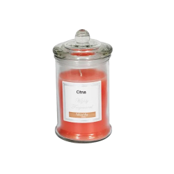 VELA EN TARRO CRISTAL PERFUME CÍTRICO