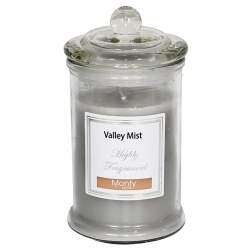 VELA EN TARRO CRISTAL PERFUME VALLEY MIST