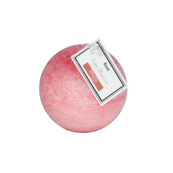 VELA REDONDA PERFUME 9 CM ROSA