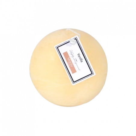 VELA REDONDA PERFUME 9 CM VAINILLA
