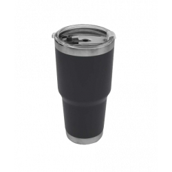 TERMO VASO METÁLICO SIN ASA 890 ML NEGRO