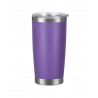 TERMO VASO METÁLICO SIN ASA 600 ML MORADO