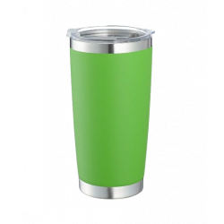 TERMO VASO METÁLICO SIN ASA 600 ML VERDE