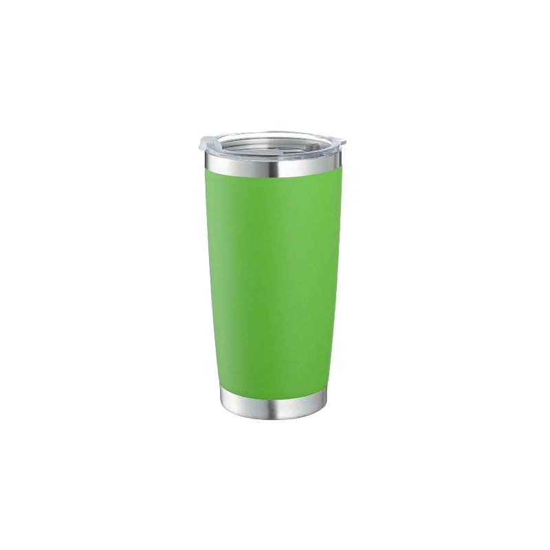 TERMO VASO METÁLICO SIN ASA 600 ML VERDE