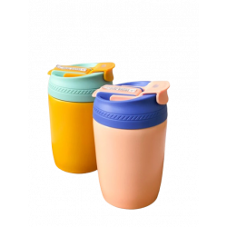 TERMO VASO DOS COLORES SIN ASA 380 ML