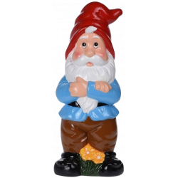 FIGURA GNOMO DE JARDÍN DE CERÁMICA, 40 CM