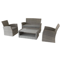 SALÓN  DE EXTERIOR BORA BORA - SET 4 PIEZAS
