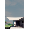 PARASOL VELA RECTANGULAR - 2X3M - CREMA