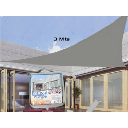 PARASOL TRIANGULAR PLUS- 3M - GRIS