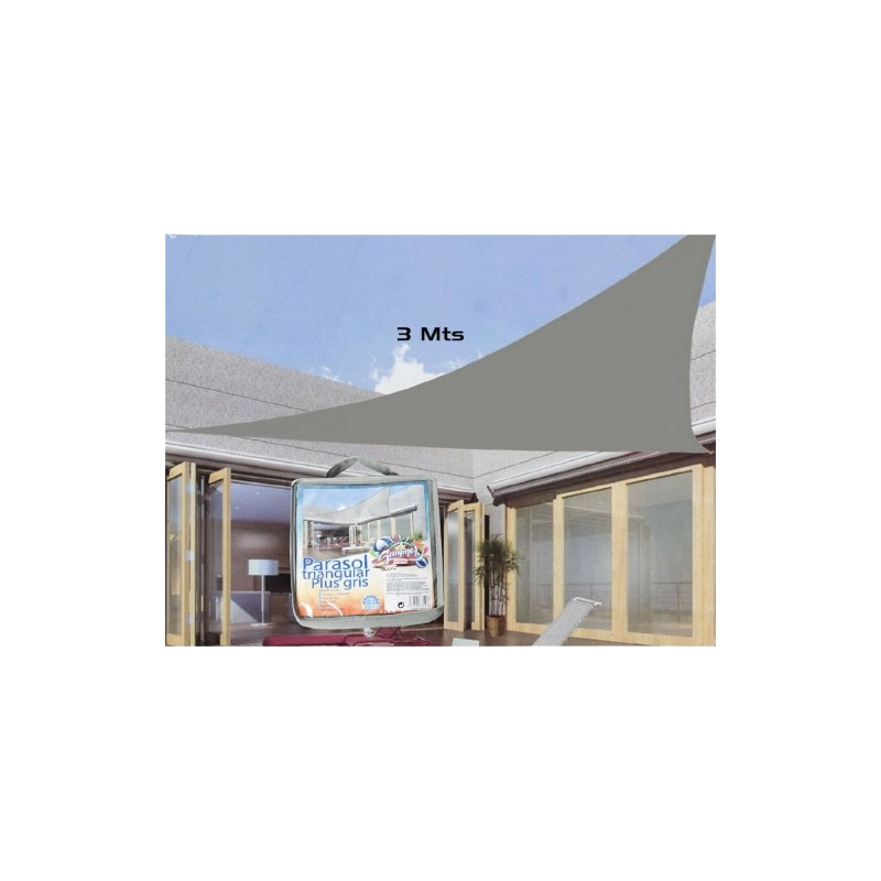 PARASOL TRIANGULAR PLUS- 3M - GRIS PARASOL TRIANGULAR PLUS- 3M - GRIS