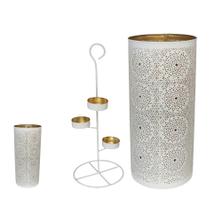 FAROL CON SOPORTE 13 x 30 CM MANJU