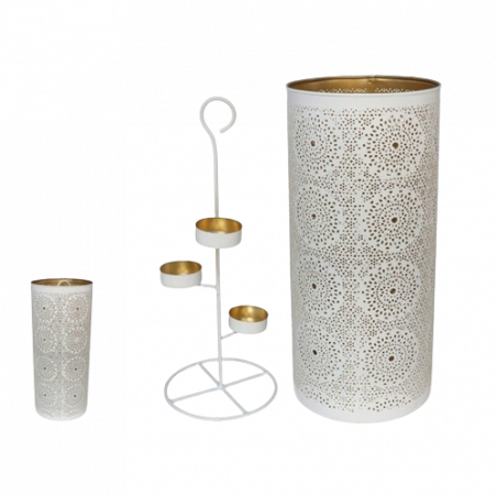 FAROL CON SOPORTE 13 x 30 CM MANJU